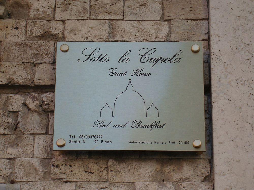 Bed and Breakfast Sotto La Cupola Рим Экстерьер фото